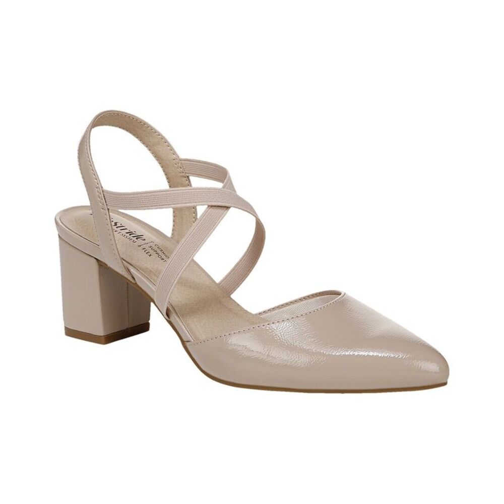 Life Stride Women's April Slingback Block Heel in Nude. New in box. Size 7 1/2.